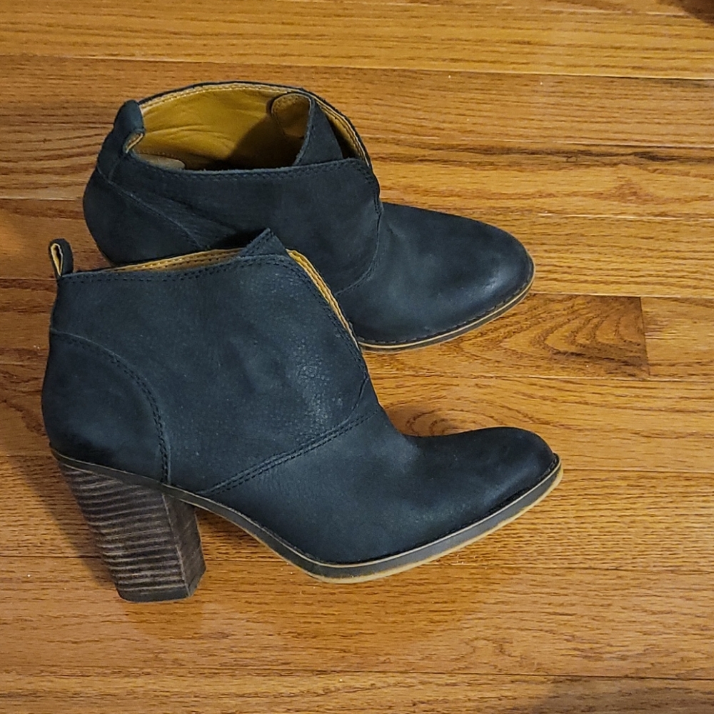 Lucky leather booties